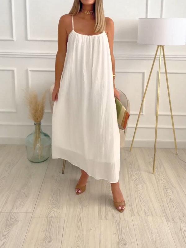 Luftiges Leinenkleid für Sommer (6)