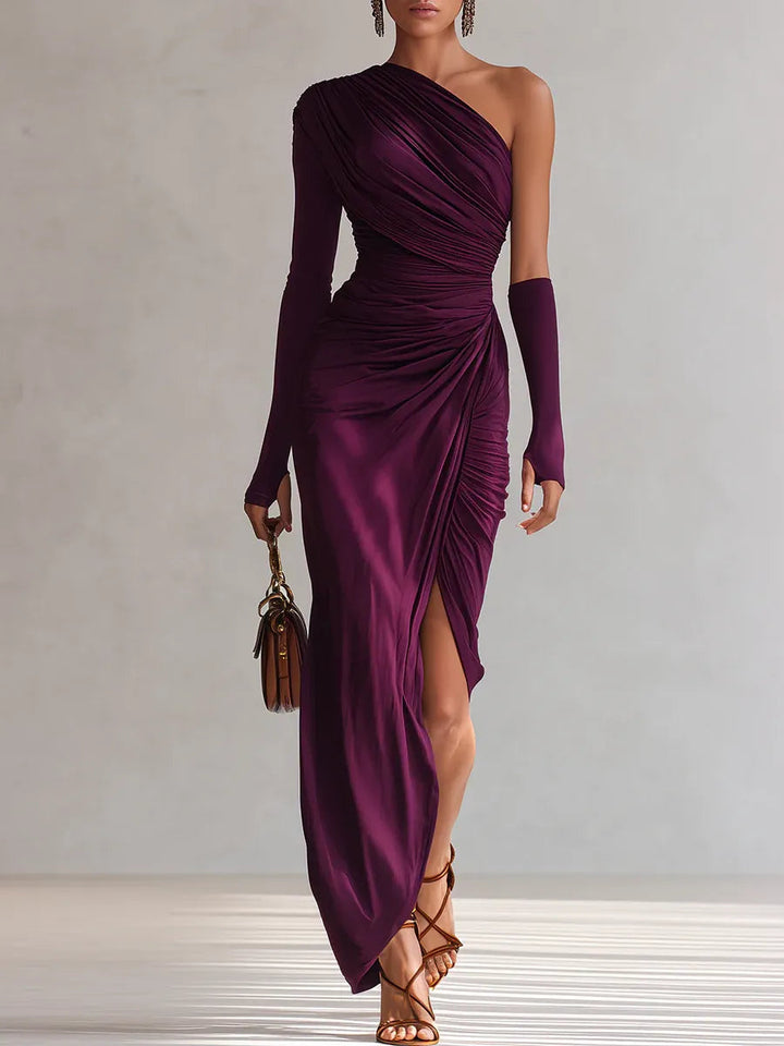 Luftiges Maxikleid für Herbst-Hochzeiten