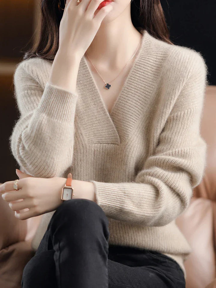 Minimalistischer Damen Pullover für den Alltag (3)