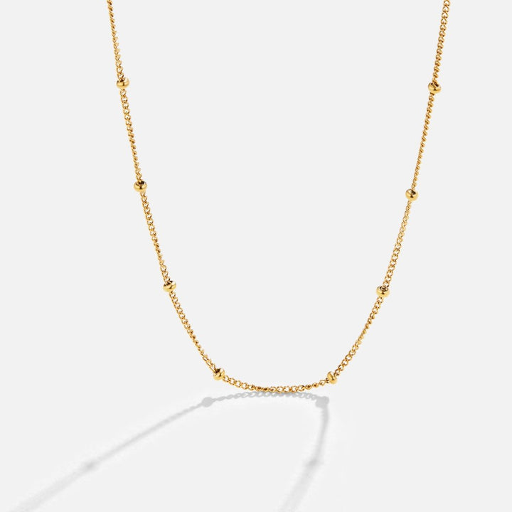 Schicke Goldfarben Halskette