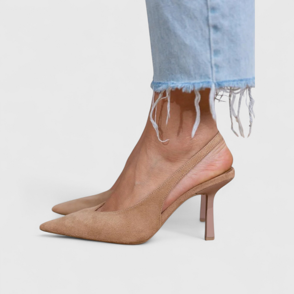 Orthopädische Pumps im eleganten Stil in Beige