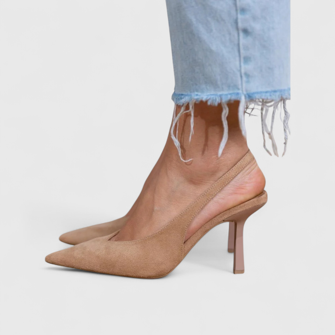 Orthopädische Pumps im eleganten Stil in Beige