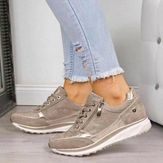 Orthopädische Sneaker für den Alltag in Beige
