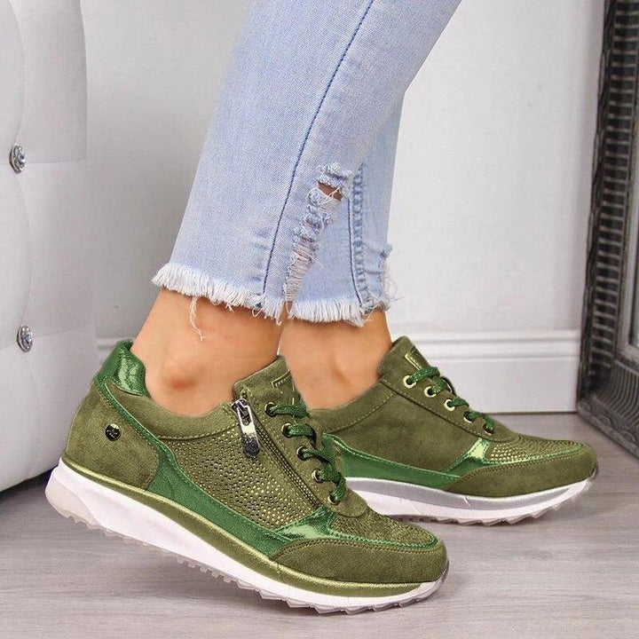 Orthopädische Sneaker für den Alltag in Grün