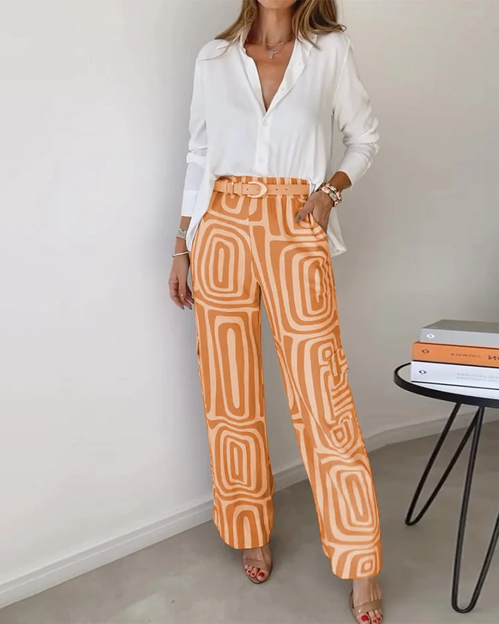 Pauline™ Elegantes Vielseitiges Damen Set in Orange