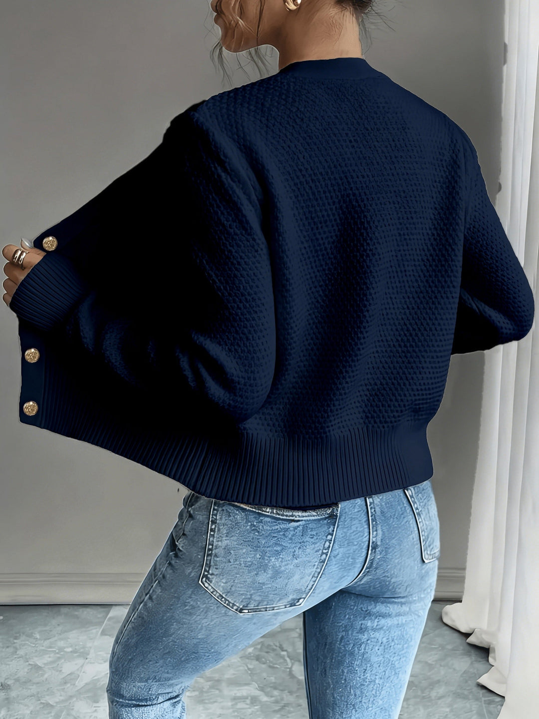 Raffinierte Zopfstrick Cardigan (26)