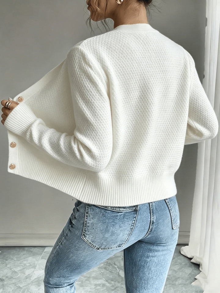 Raffinierte Zopfstrick Cardigan (32)