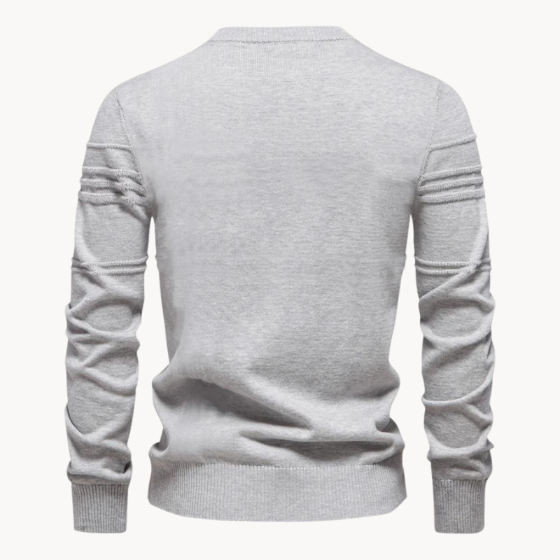Raffinierter Herren Strickpullover im klassischen Stil (10)