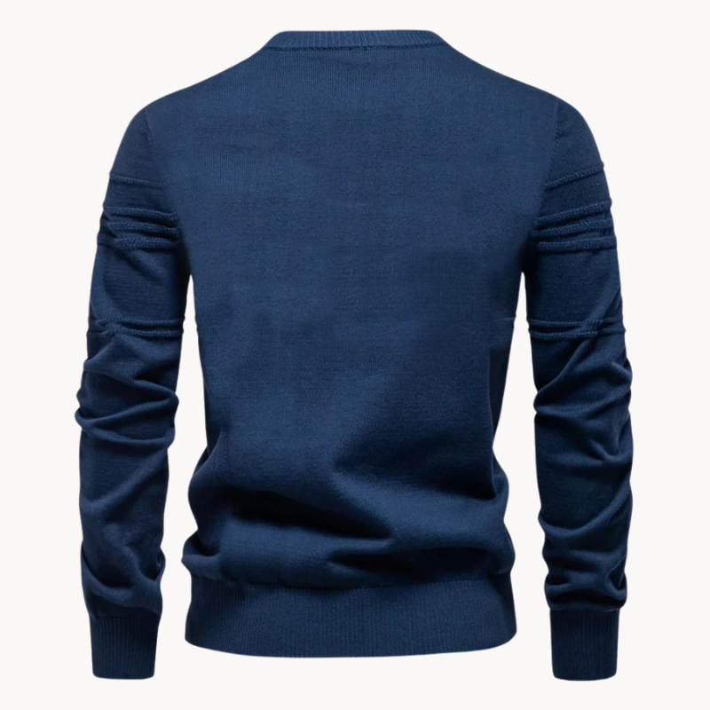 Raffinierter Herren Strickpullover im klassischen Stil (11)