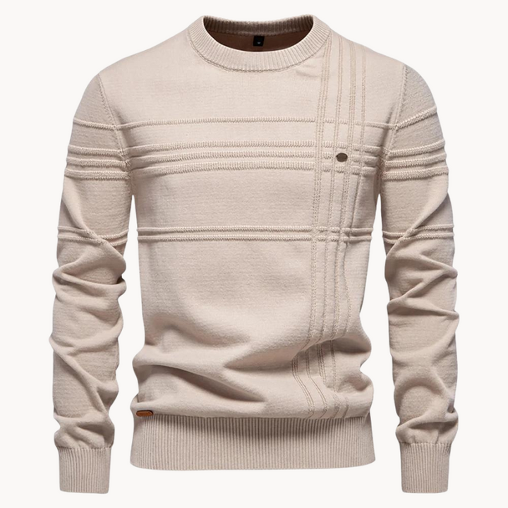 Raffinierter Herren Strickpullover im klassischen Stil (3)