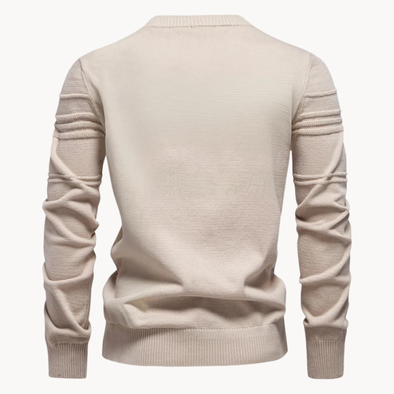 Raffinierter Herren Strickpullover im klassischen Stil (8)