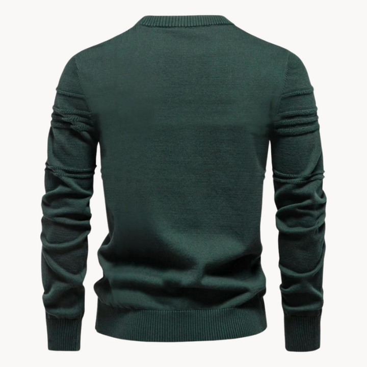 Raffinierter Herren Strickpullover im klassischen Stil (9)