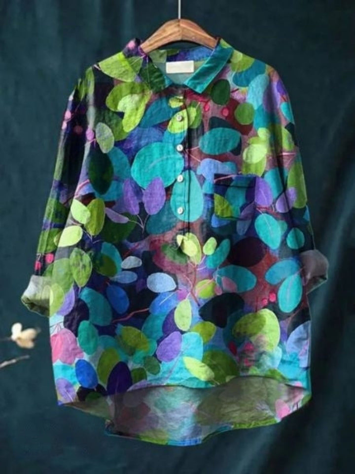 Romantische Vintage-Bluse in Blumenmuster  4