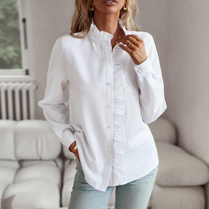 Sanfte Bluse in Weiß