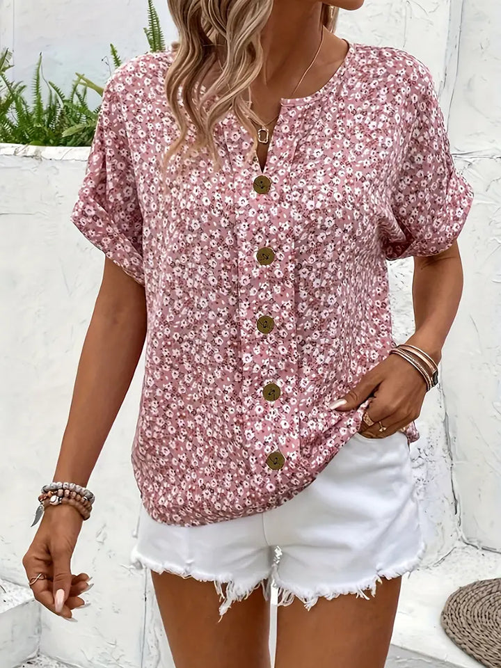 Sanfte Blüten-Bluse (3)