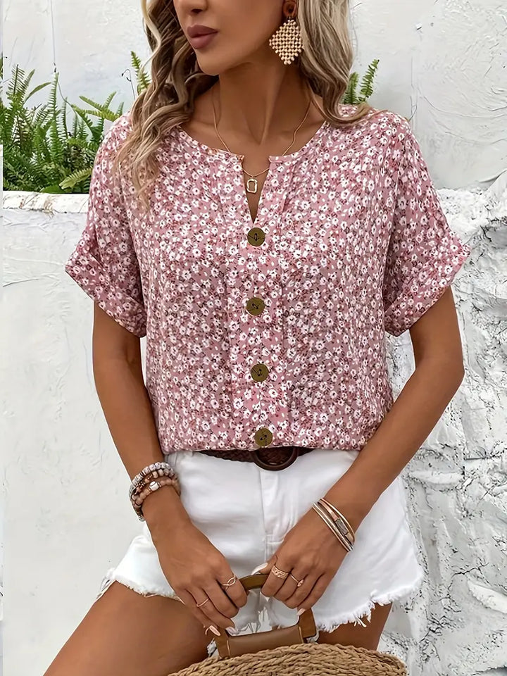 Sanfte Blüten-Bluse (5)