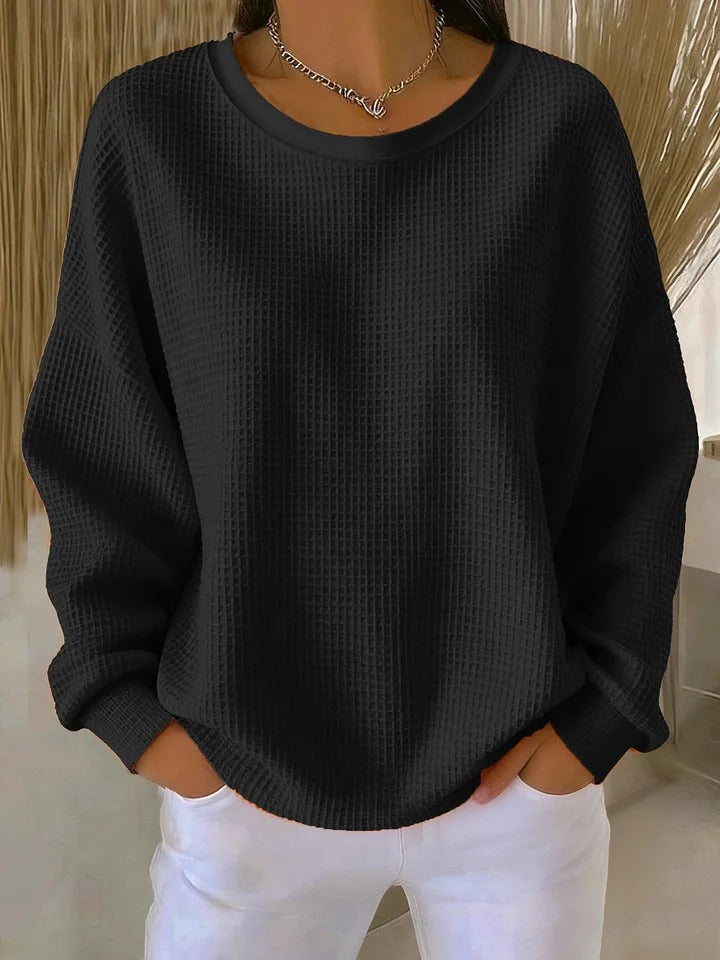 Sanfter Alltags-Pullover in Schwarz