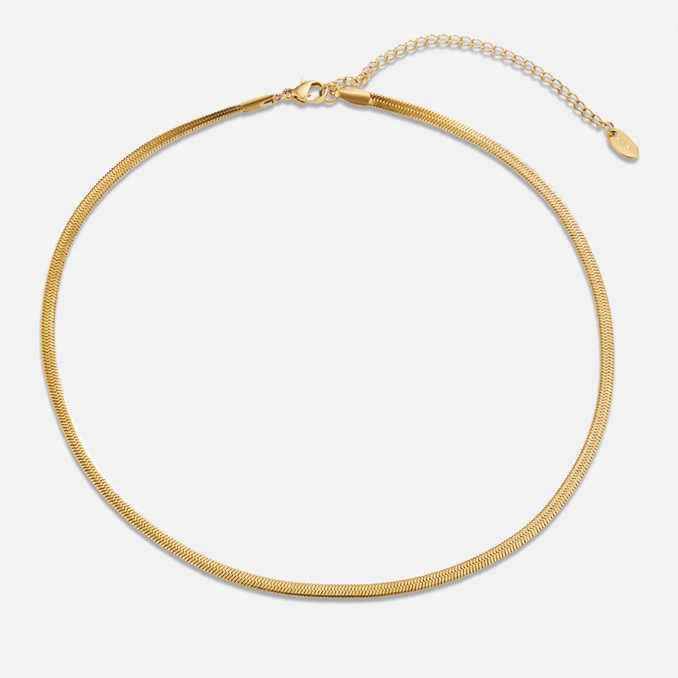 Schlangen Kette Goldfarben Halskette
