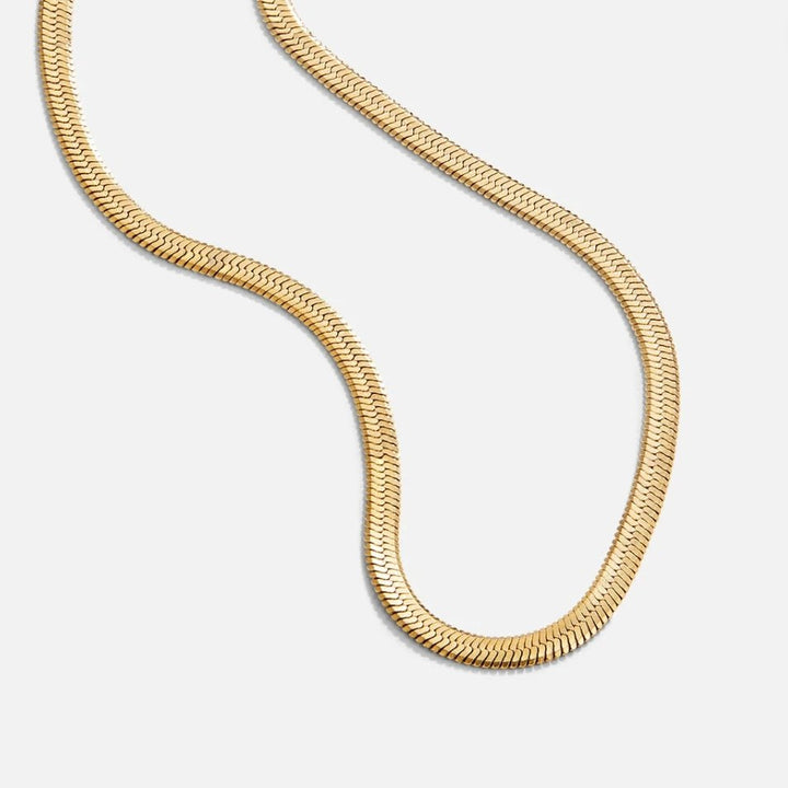 Schlangen Kette Goldfarben Halskette
