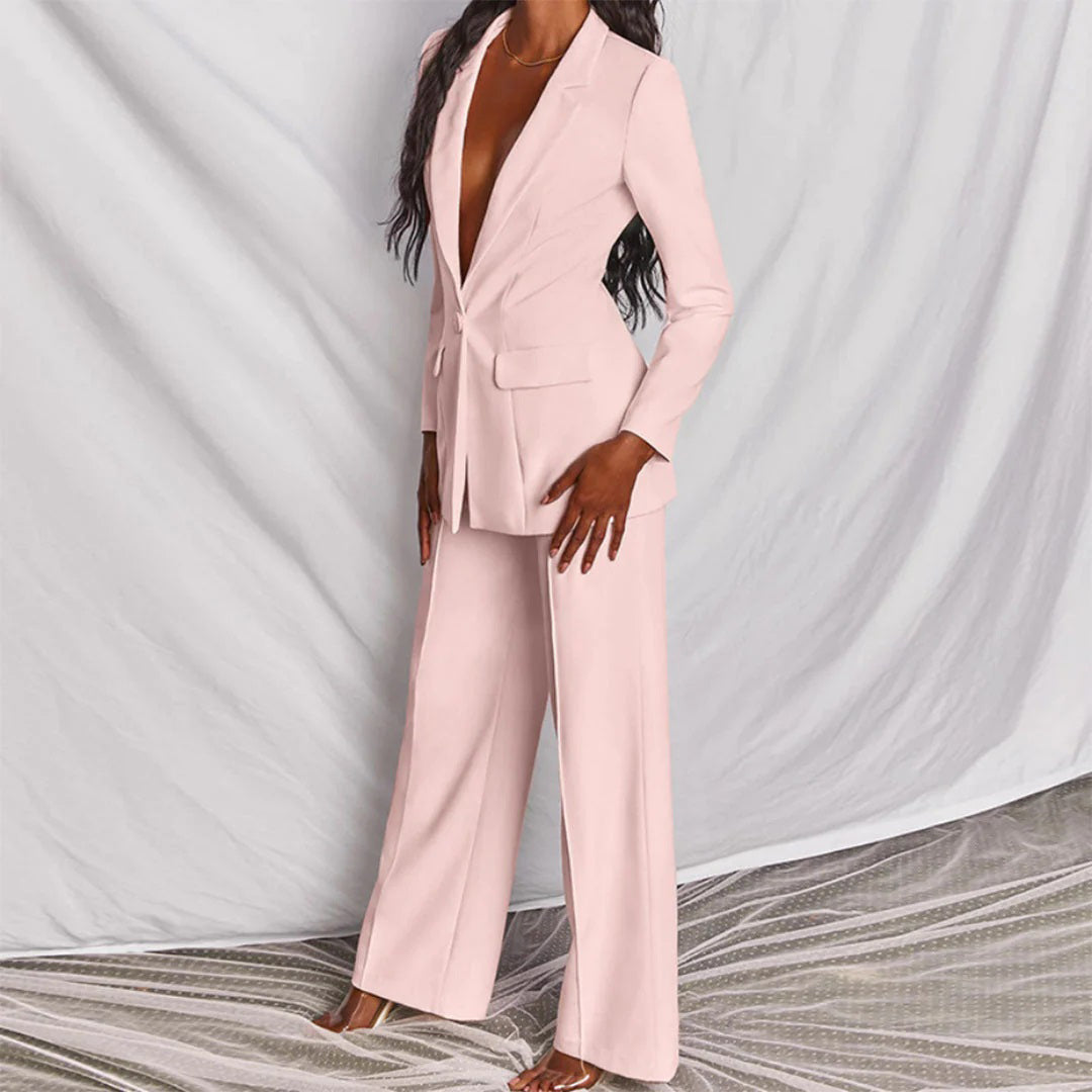 Schickes Damen-Hosenset in Rosa 2