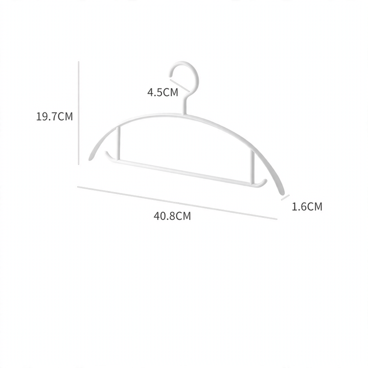Schulterschonende Kunststoff-Kleiderbügel für Hochzeitsgast Kleider in Kleiderbügel 10er Basic