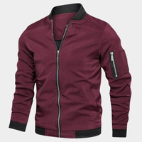Julian | Schwarze Herren Winterjacke im Bomberstil