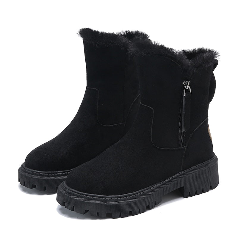 Stiefeletten Damen mit Wolle für Winter (2)