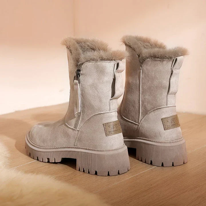 Stiefeletten Damen mit Wolle für Winter (4)