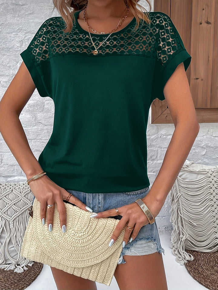 Stilvolles Batwing T-Shirt Womens t-shirt in Grün