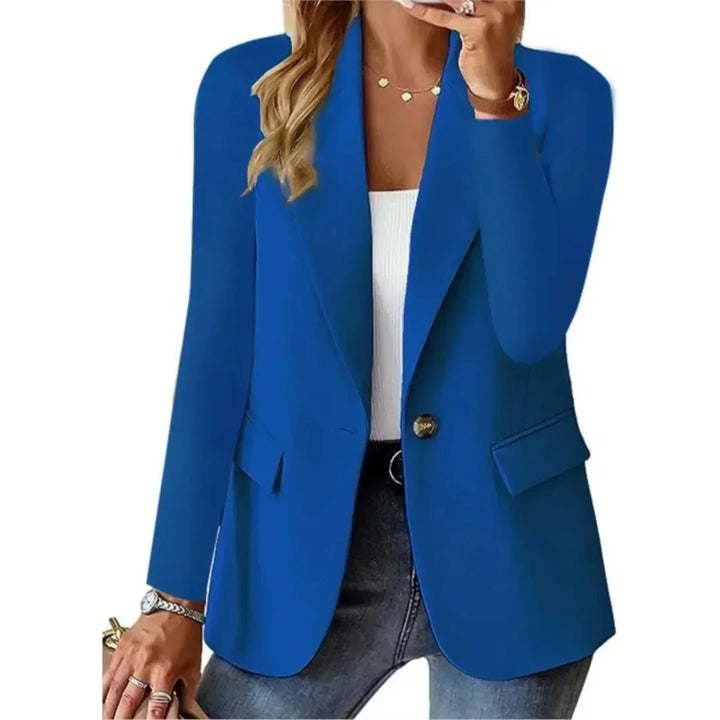 Strukturierter Business-Blazer in Blau