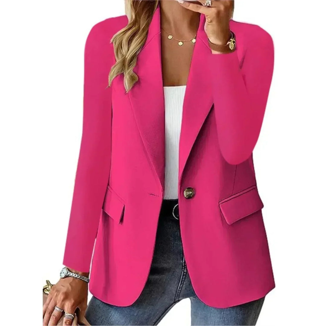 Strukturierter Business-Blazer in Rosa