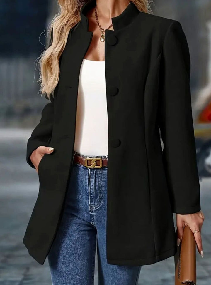 Taillierte Damen Winterjacke für den Alltag in Creme 6