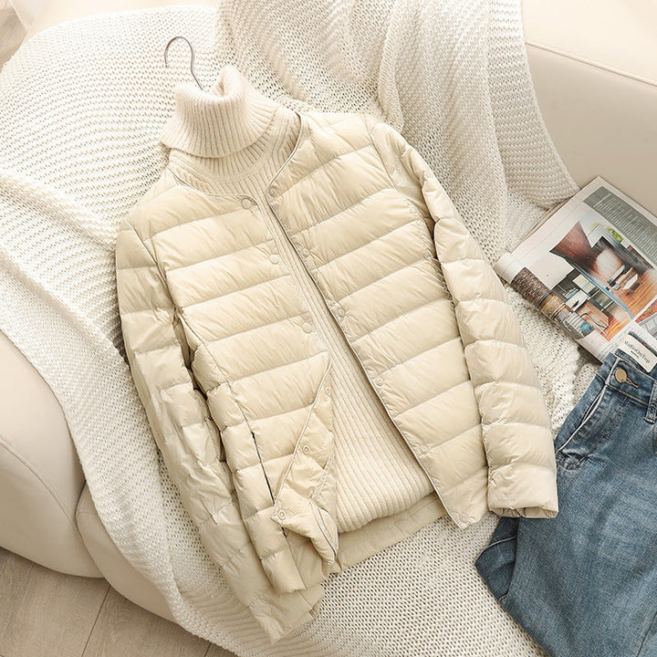 Taillierte Damen Winterjacke mit feiner Steppung