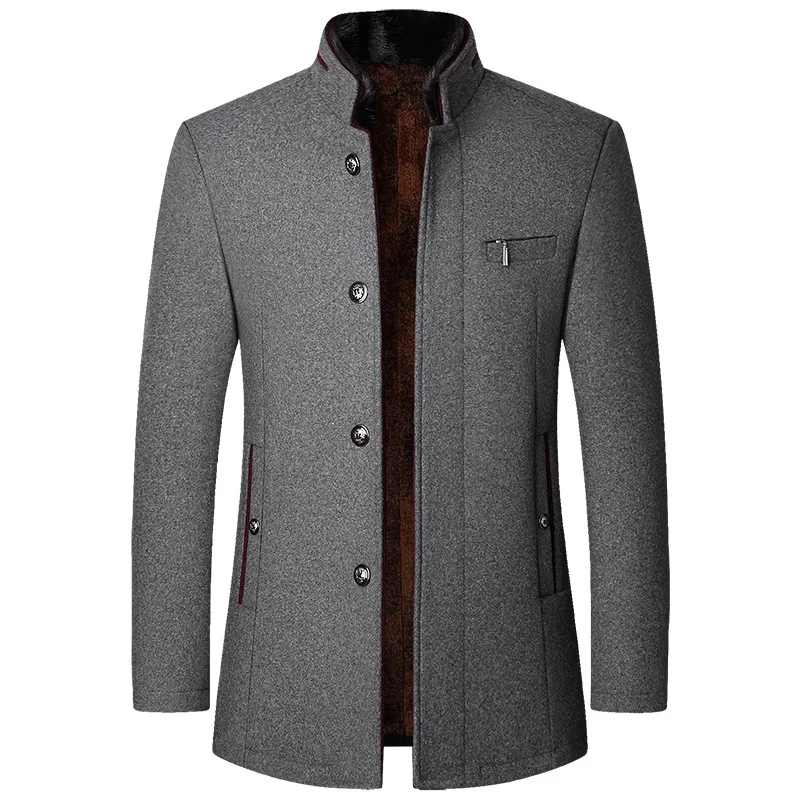 Vielseitige Herrenjacke für den Herbst in Grau