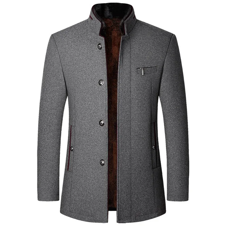 Vielseitige Herrenjacke für den Herbst in Grau