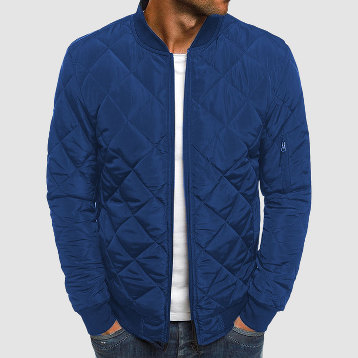 Warme Herren Steppjacke im modernen Stil (3)
