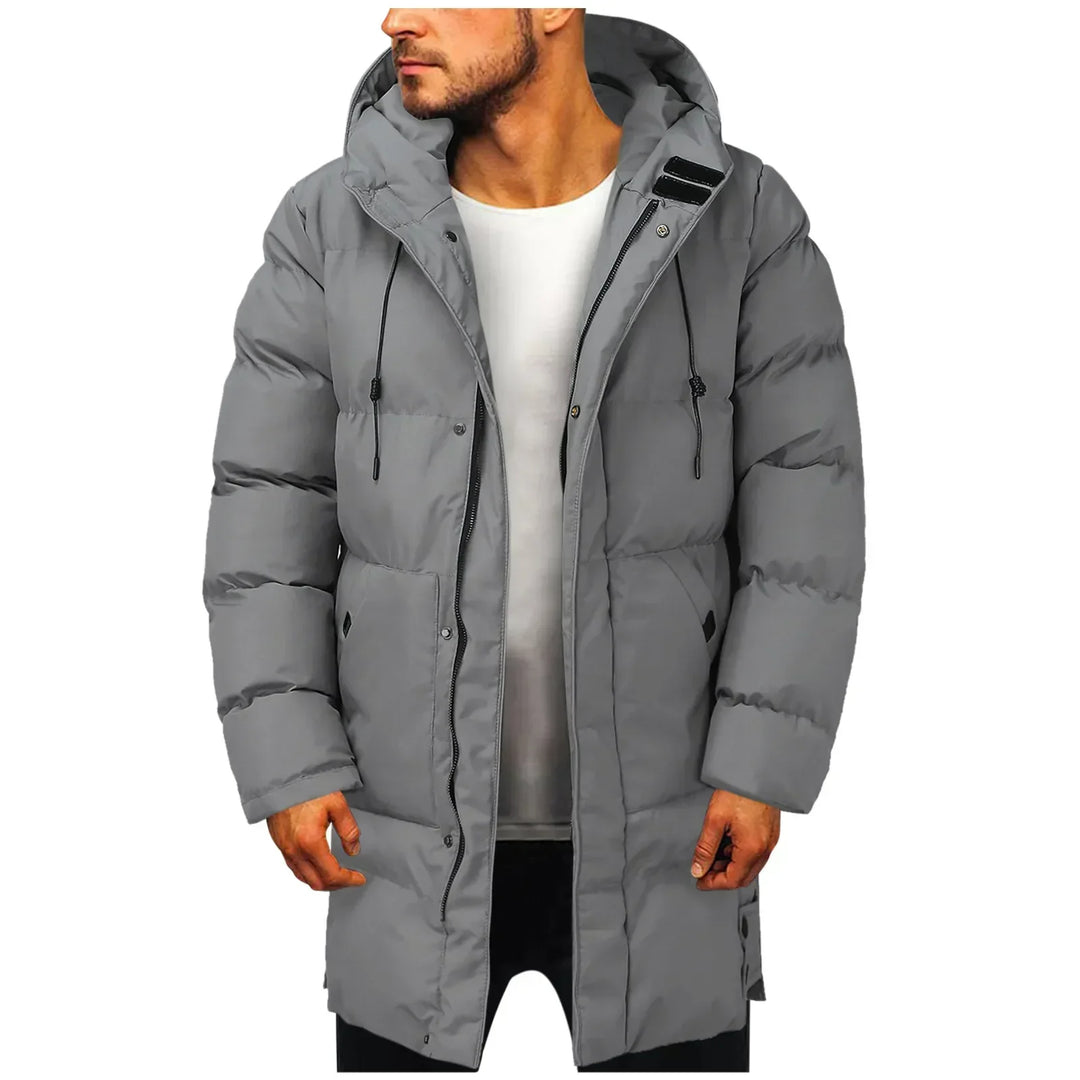 Warme Herren Übergangsjacke für den Herbst in Grau