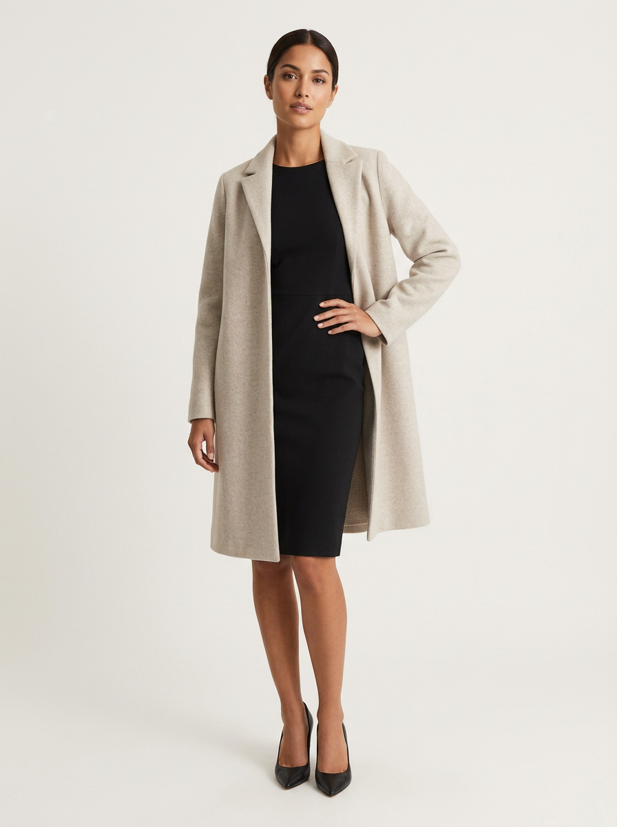 Warmer Herbstmantel für Damen im klassischen Stil (4)