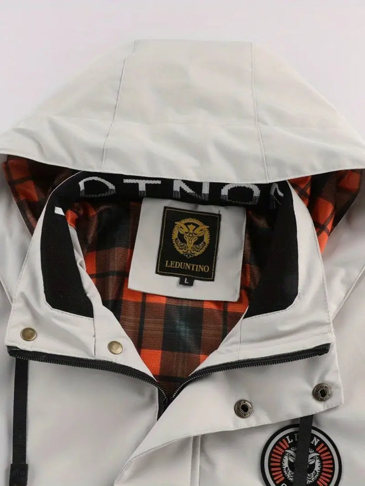 Wasserdichte Herren Jacke mit Kapuze für Herbst (11)