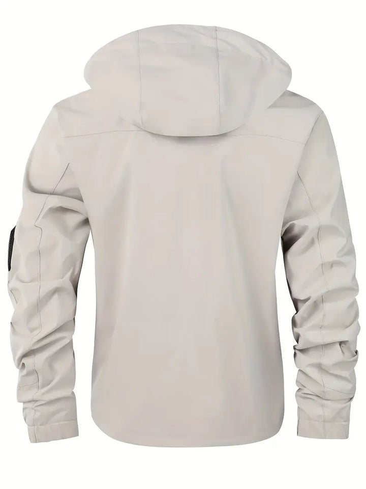 Wasserdichte Herren Jacke mit Kapuze für Herbst (9)