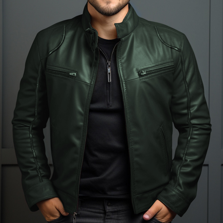 Wasserdichte Herren Parka für Herbst in Grün