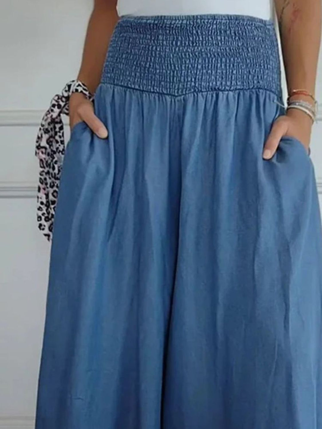 Weite Blumenhose für den Sommer (7)