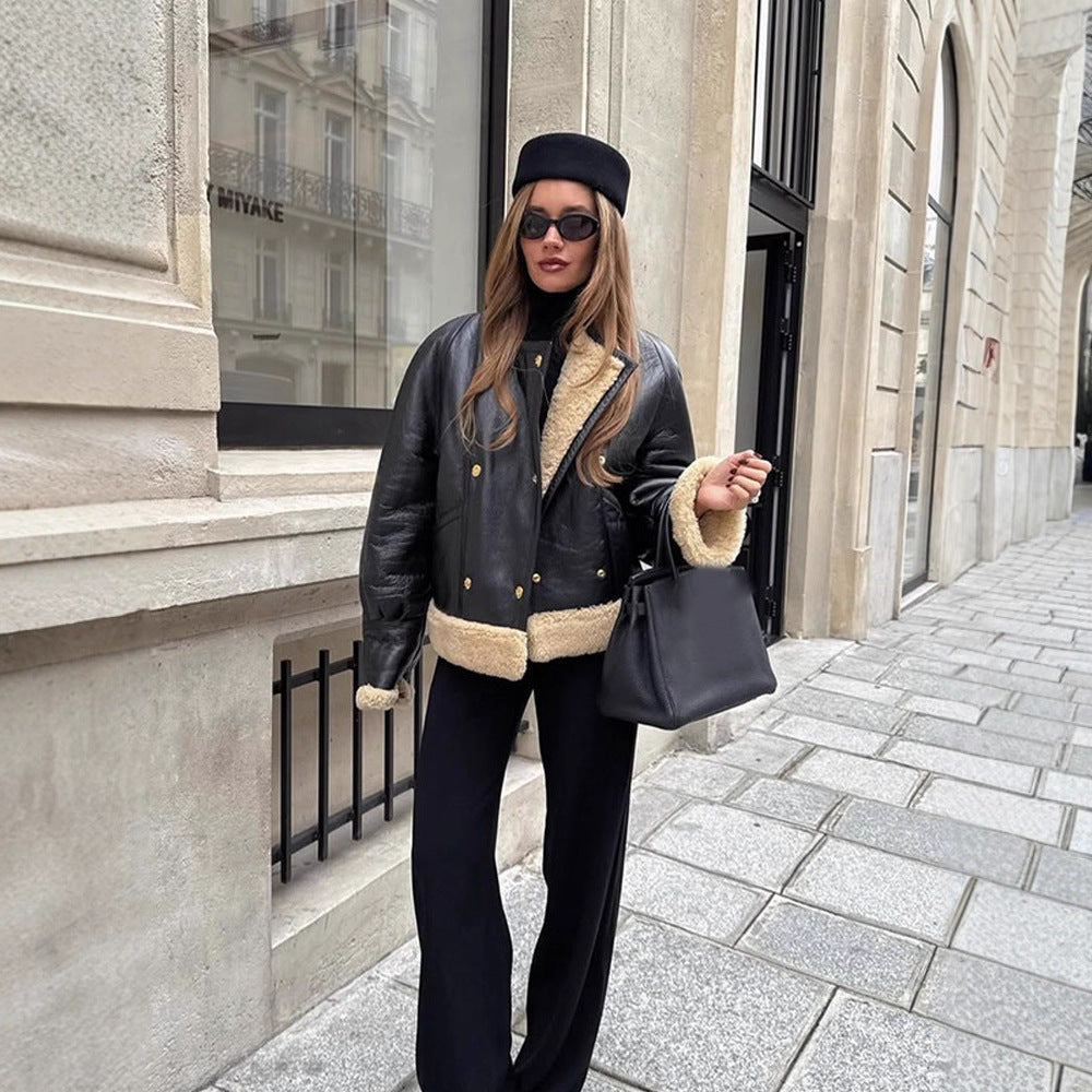 Winterjacke Damen große Größen mit Teddyfutter