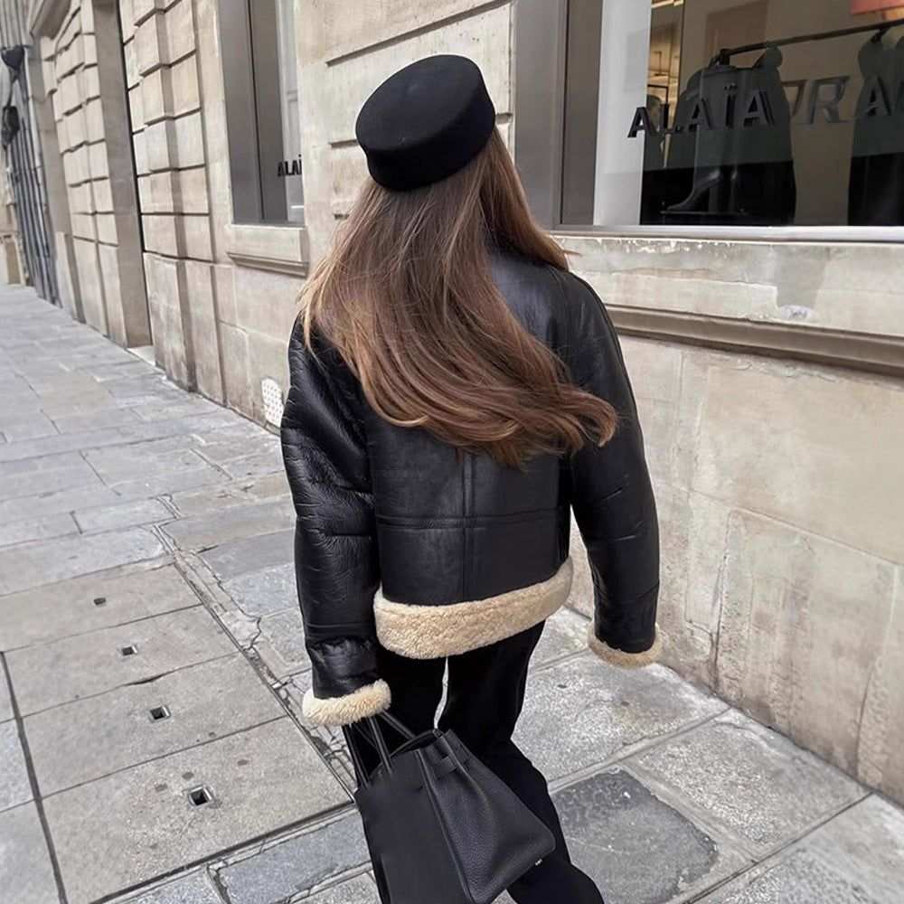 Winterjacke Damen große Größen mit Teddyfutter (2)