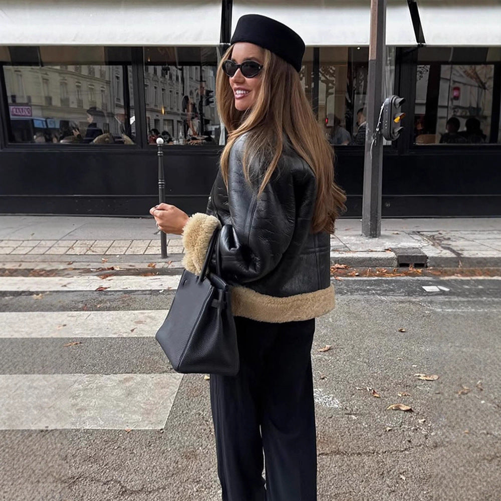 Winterjacke Damen große Größen mit Teddyfutter (4)
