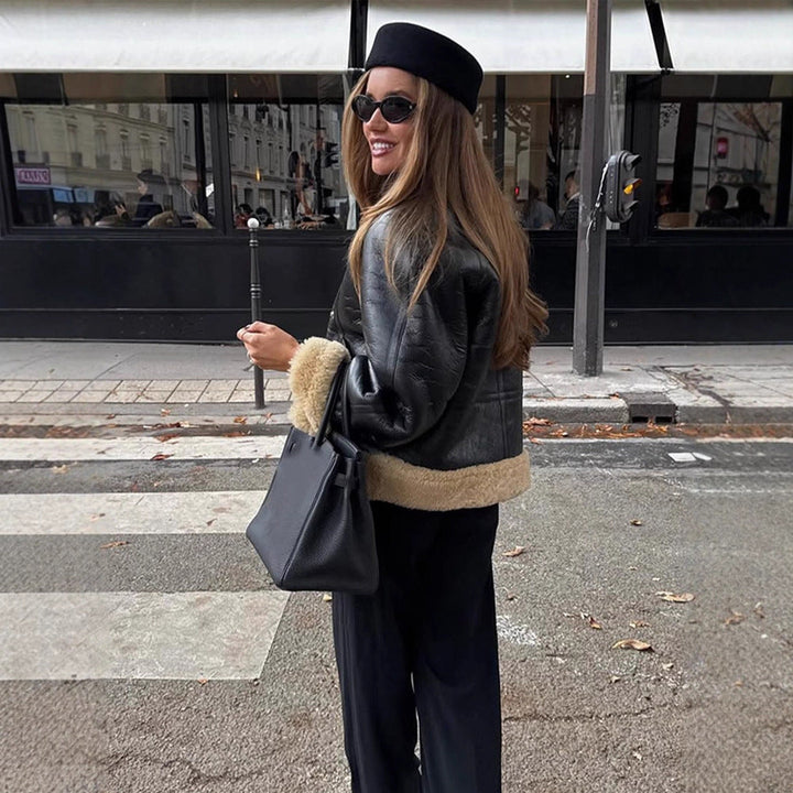Winterjacke Damen große Größen mit Teddyfutter (4)