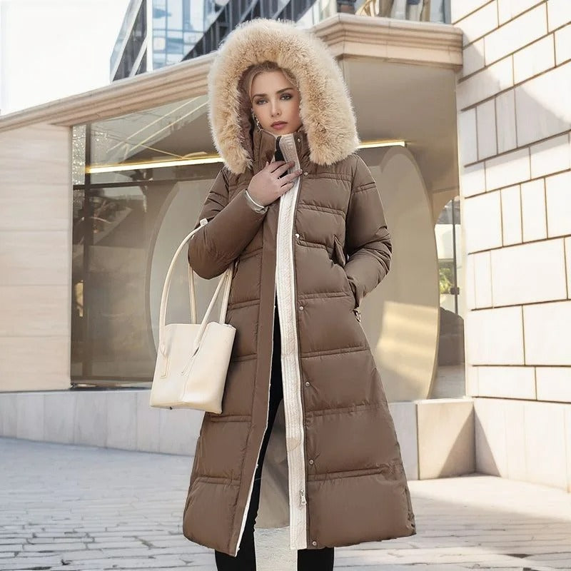 Winterjacke Damen Lang mit Hochkragen