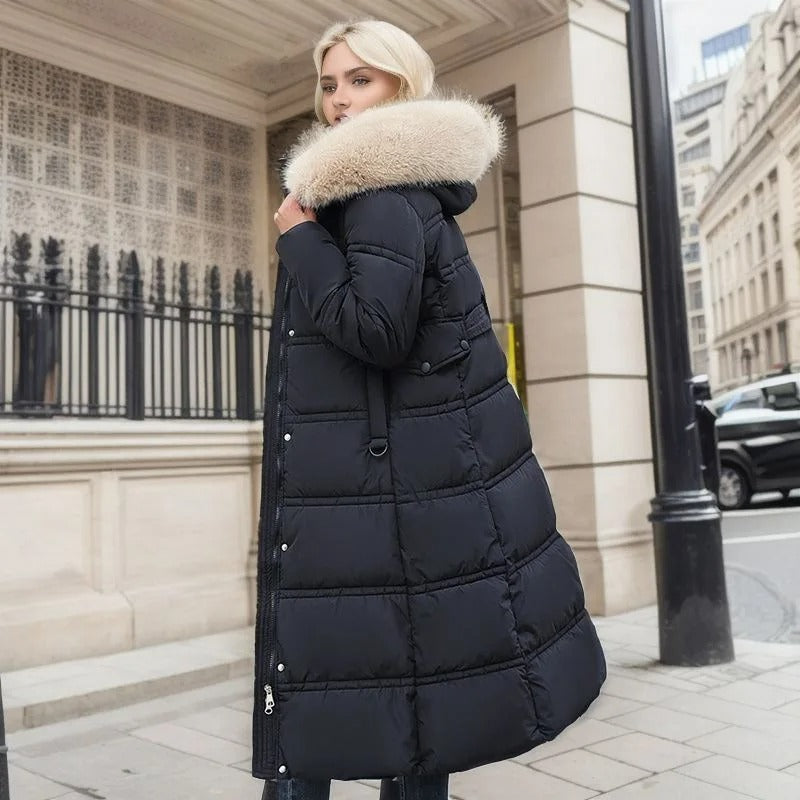 Winterjacke Damen Lang mit Hochkragen (12)