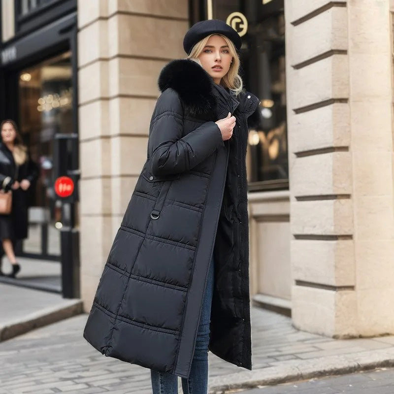 Winterjacke Damen Lang mit Hochkragen (15)
