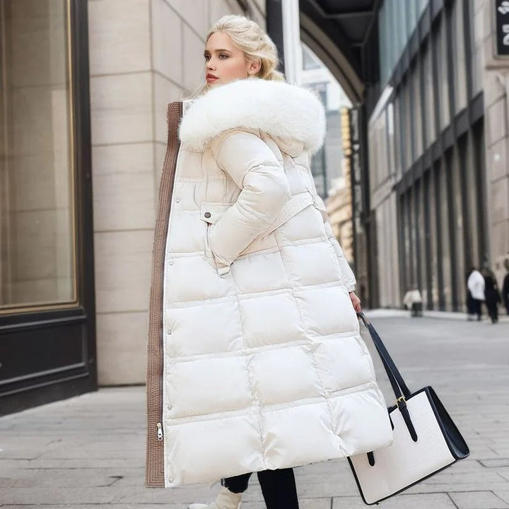 Winterjacke Damen Lang mit Hochkragen (3)